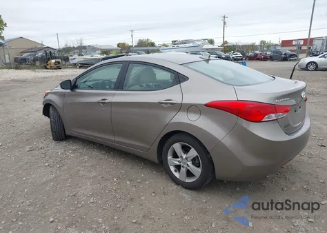 2013 Hyundai Elantra Gls from USA, damaged, VIN 5NPDH4AE3DH205624